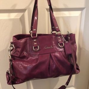 Coach Ashley Patent Leather Purse